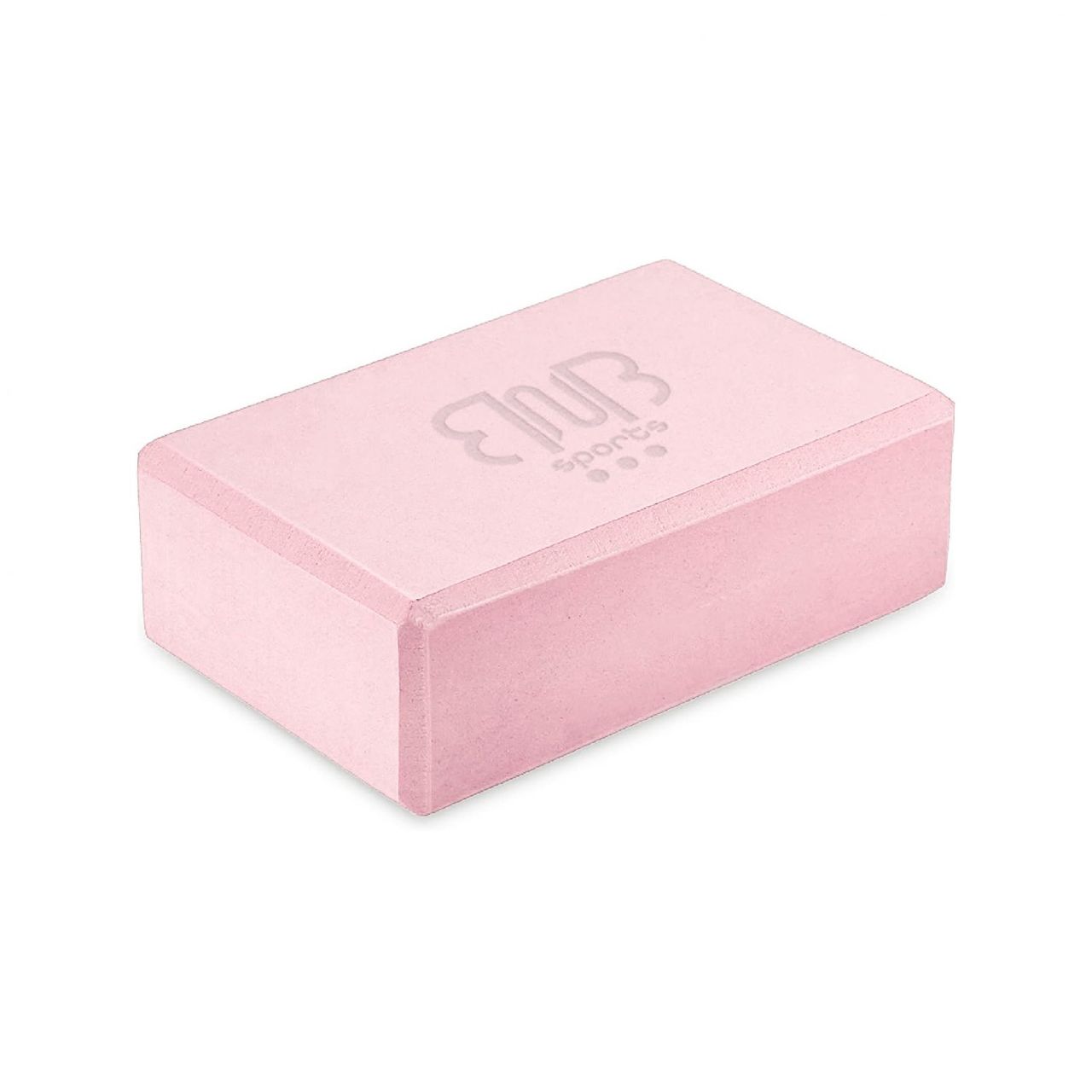 BnB Sports 2er Pack Premium Yoga Blöcke Stabile Sportmatte, rutschfest, rosa