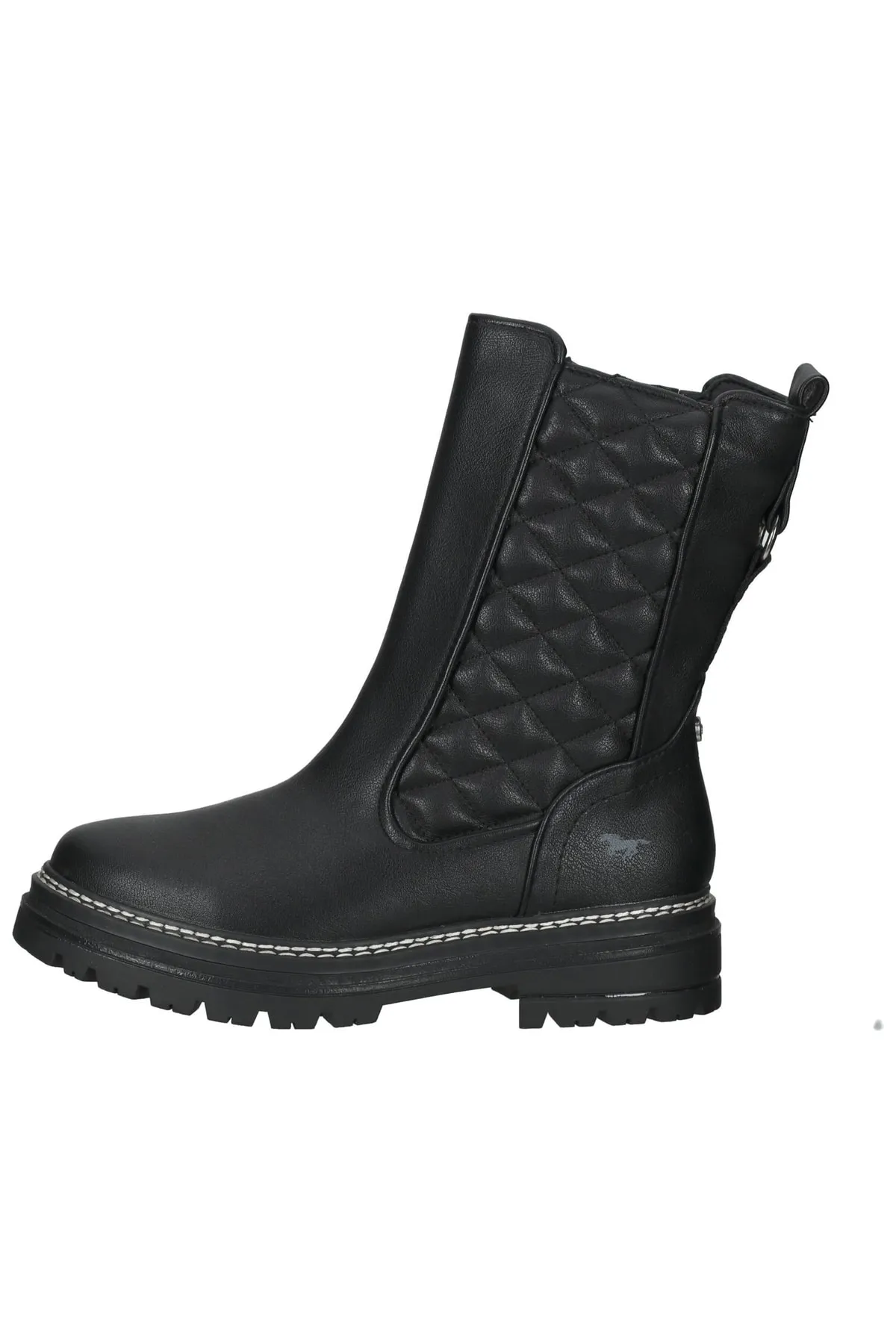 Mustang  Stiefelette - Schwarz - Blockabsatz