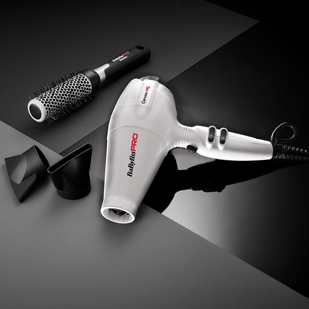 BabylissPro Haartrockner Caruso-HQ White 2400W