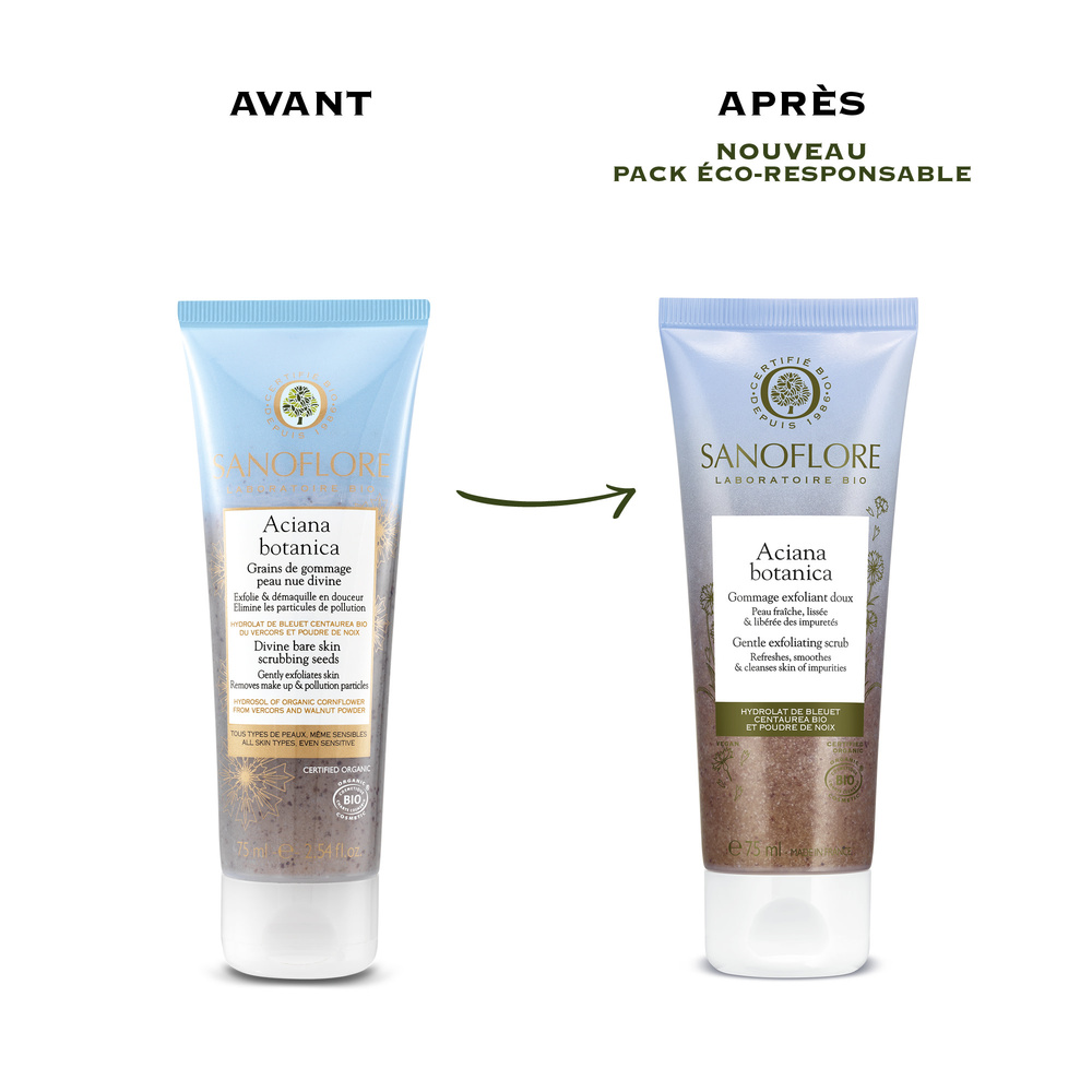Sanoflore Aciana botanica Gommage visage nettoyant