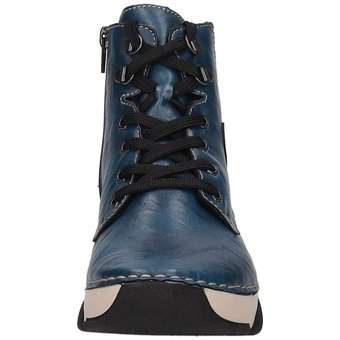 Rieker Schnürstiefelette in blau