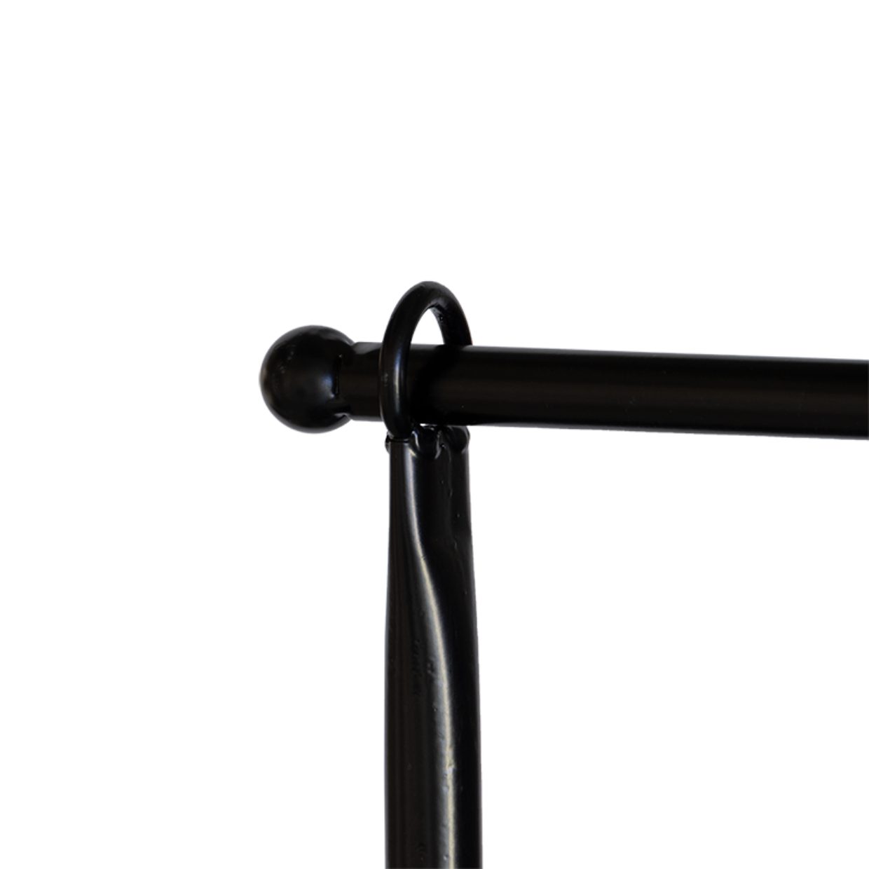 esschert design Dekohänger Tisch Deko Stange Klemme Gestell Deko Metall schwarz ausziehbar Tafel 117-211 cm (1 x Tischstange)