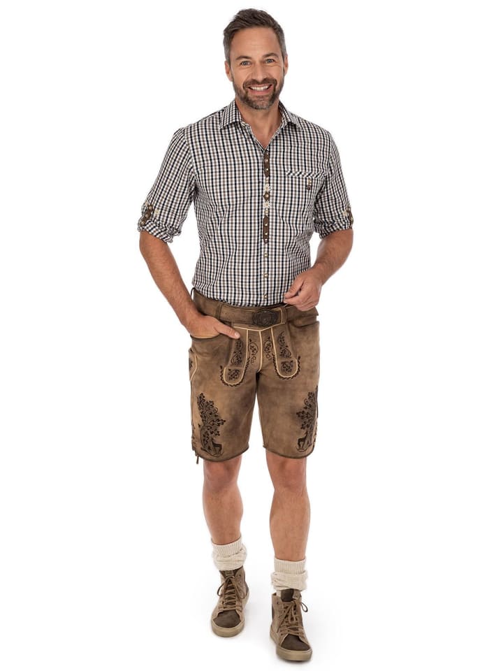 MADDOX Lederhose ALLNERSEE in hellbraun günstig kaufen