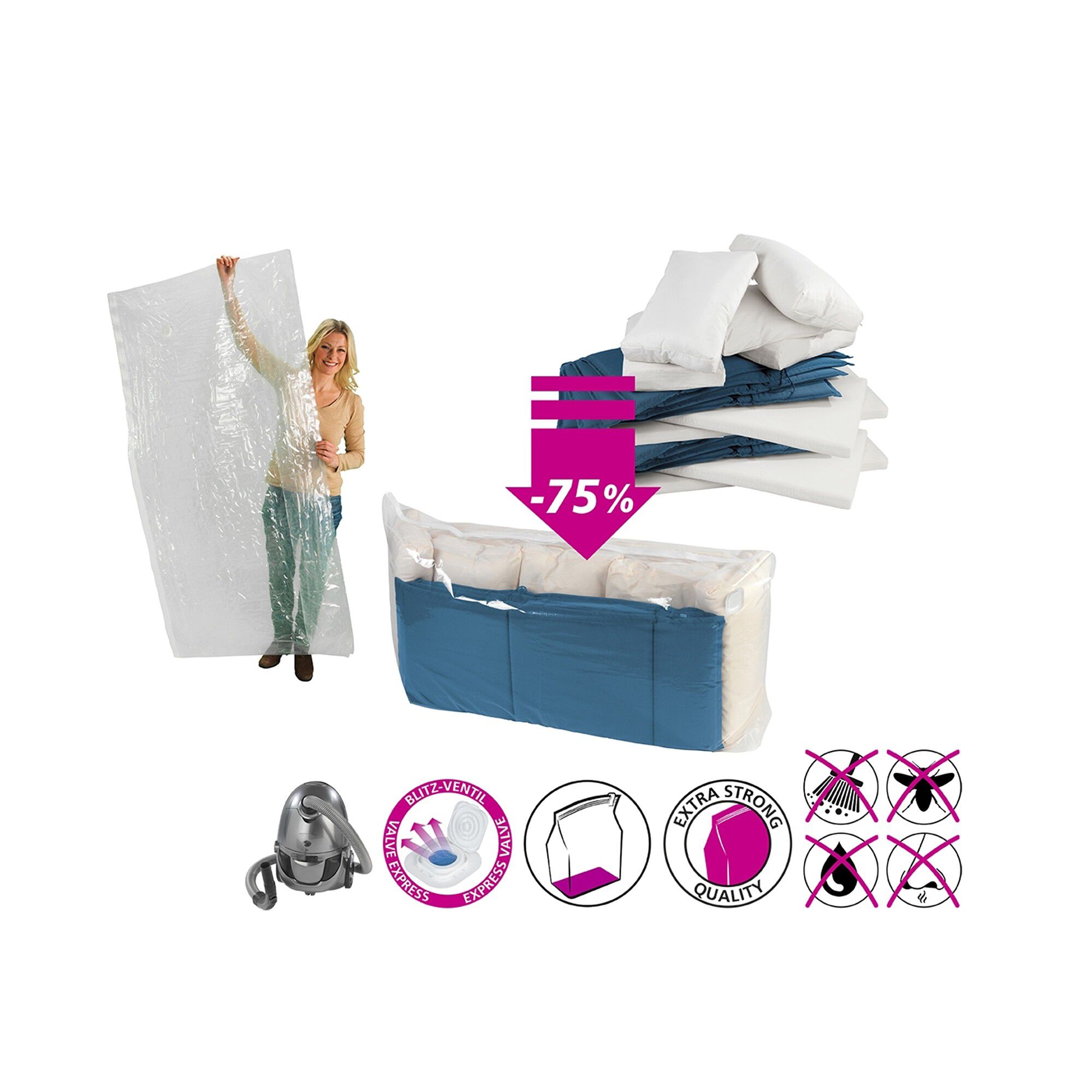 Housse de rangement sous-vide XXL