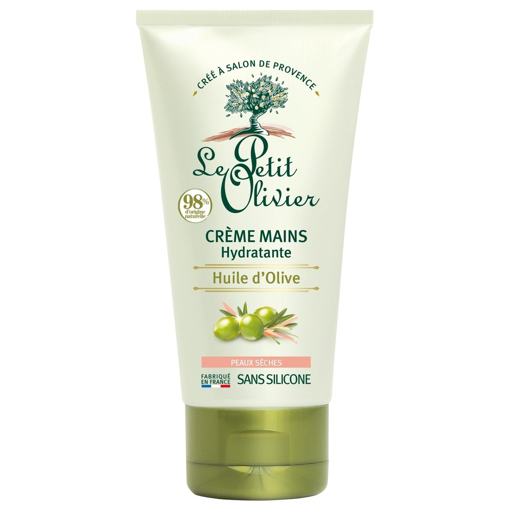 le petit olivier Crème Mains Hydratante Huile d'Olive Crème Mains - Peaux Sèches