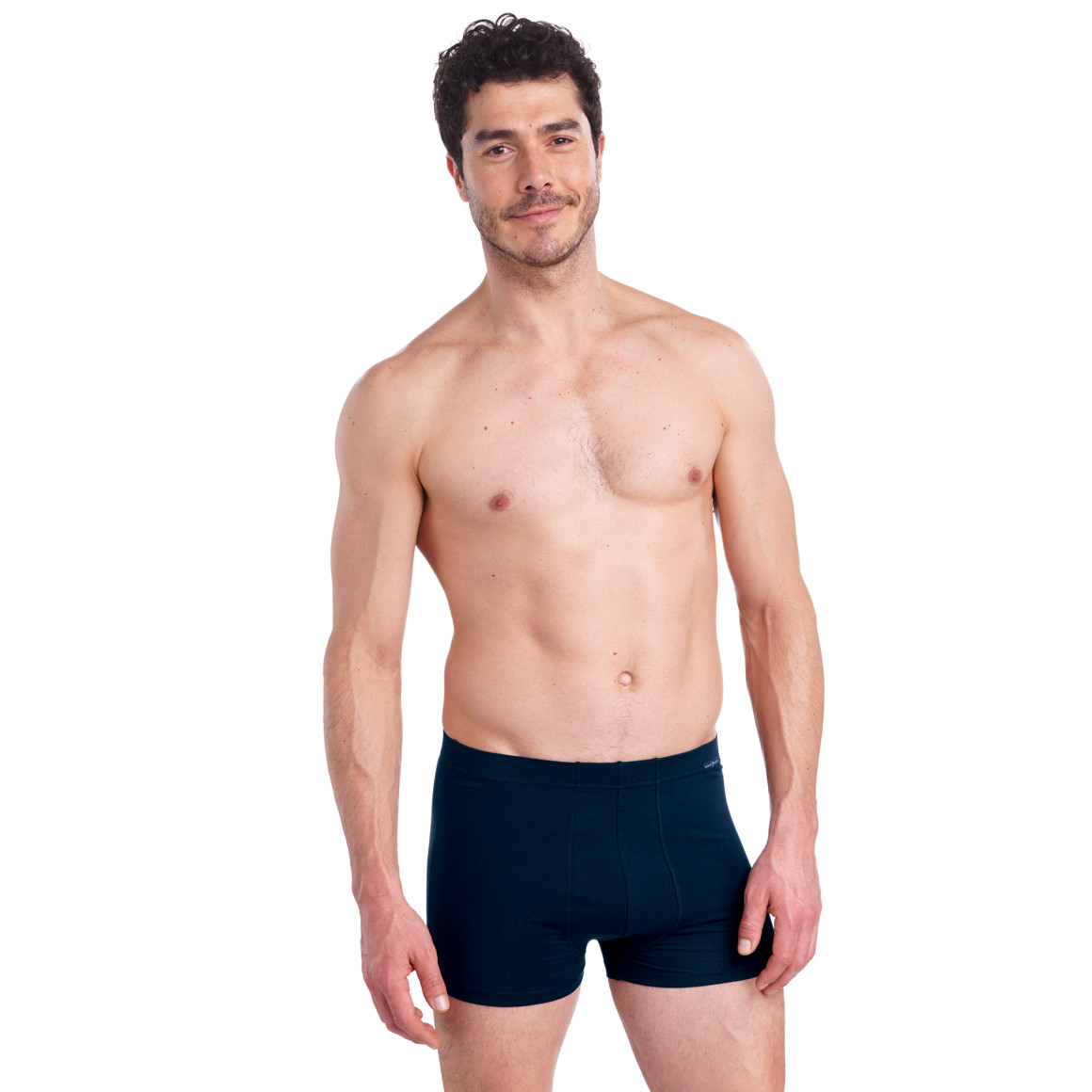 Herren Retroshorts unifarben
