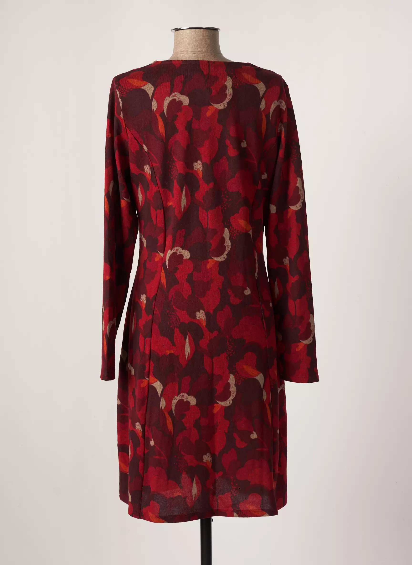 Surkana Robes Mi Longues Femme couleur rouge