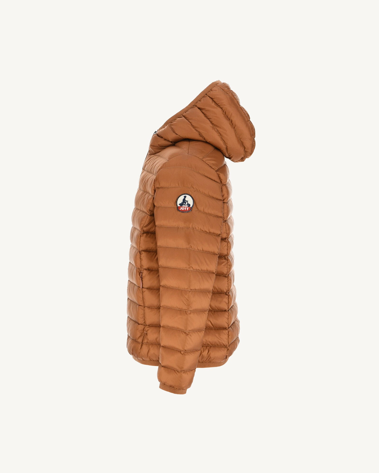 Doudoune légère à capuche enfant Caramel Hugo
