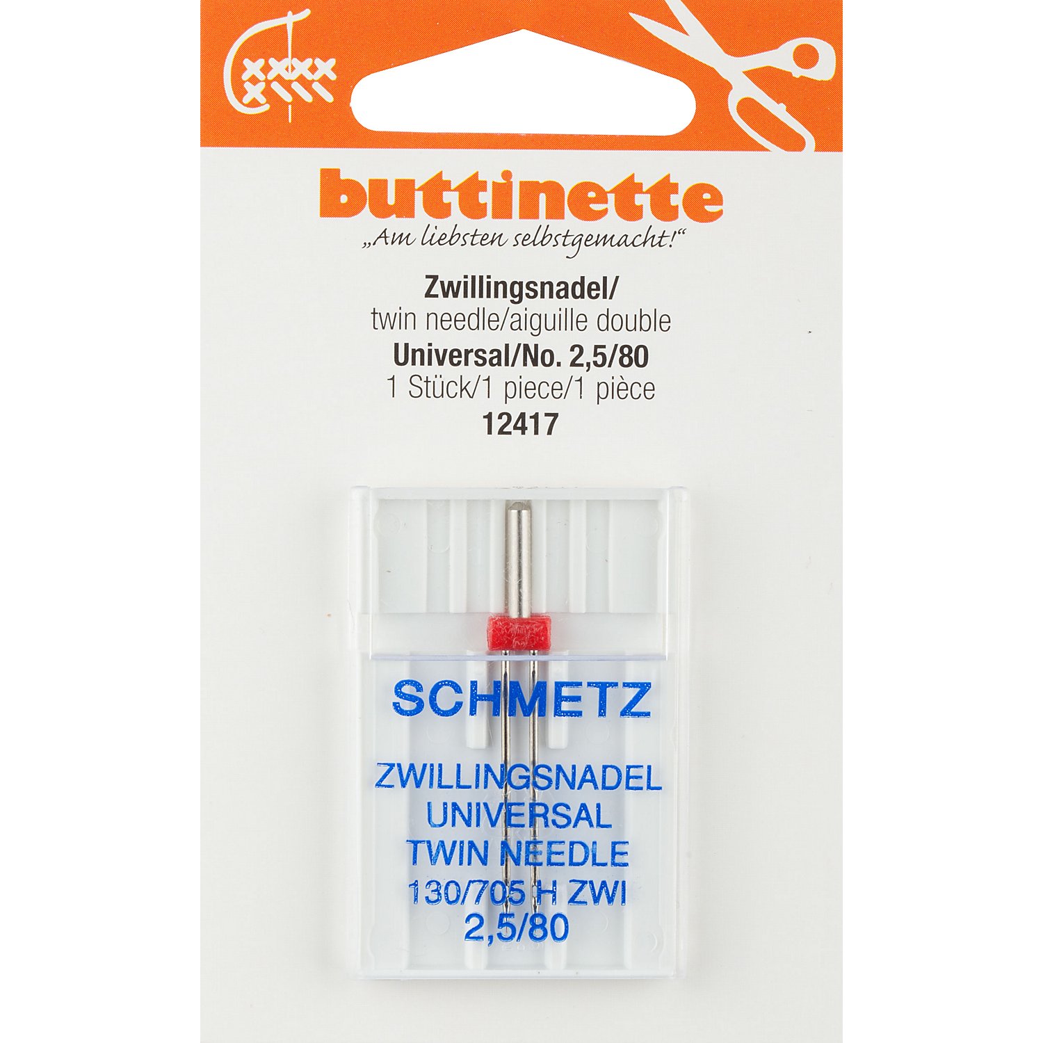buttinette Zwillingsnadel 