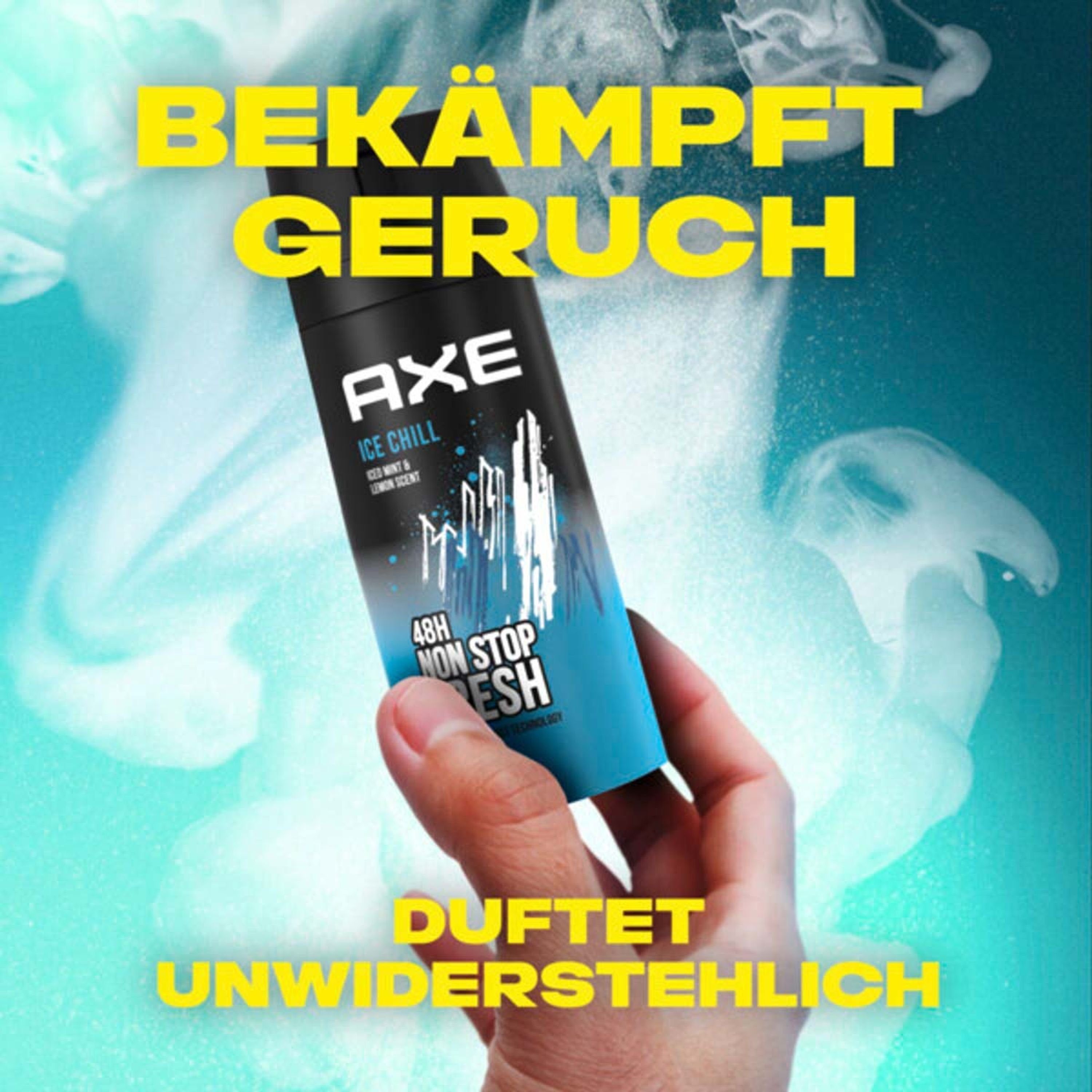 axe Deo-Set Bodyspray Ice Chill Deo 6x150ml Deospray Deodorant Männerdeo