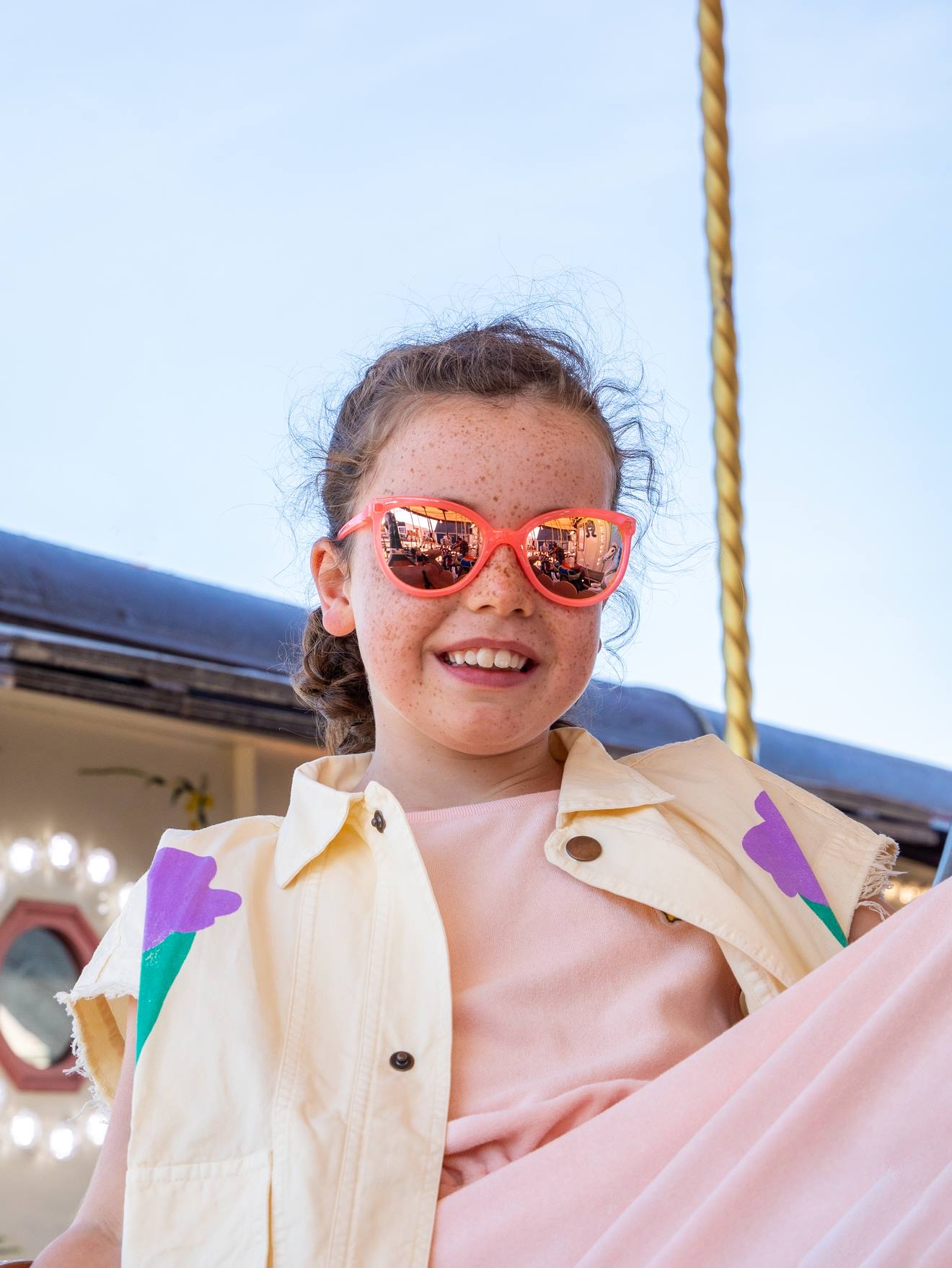 Lunettes de soleil enfant Sun Buzz KI ET LA rose