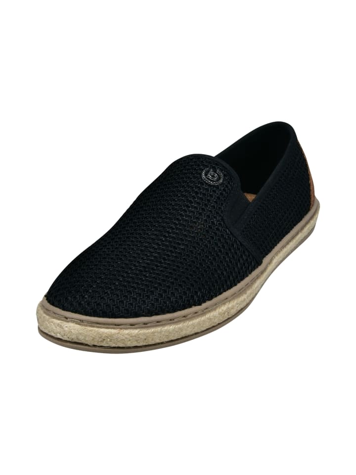 Bugatti Slip on in schwarz günstig kaufen