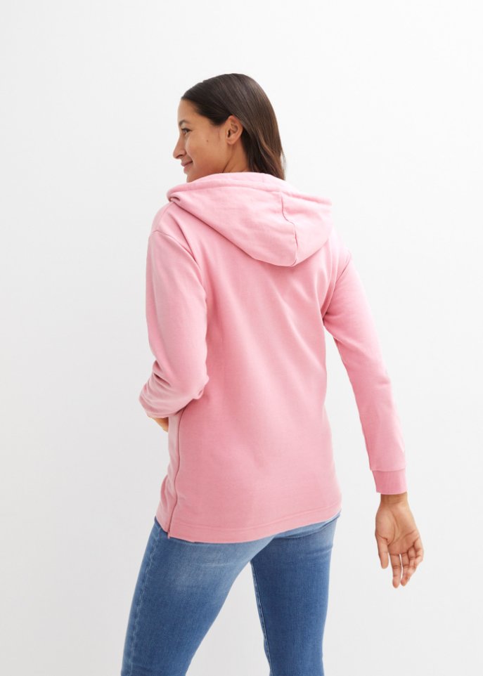Umstands-Sweatpullover mit Reißverschluss