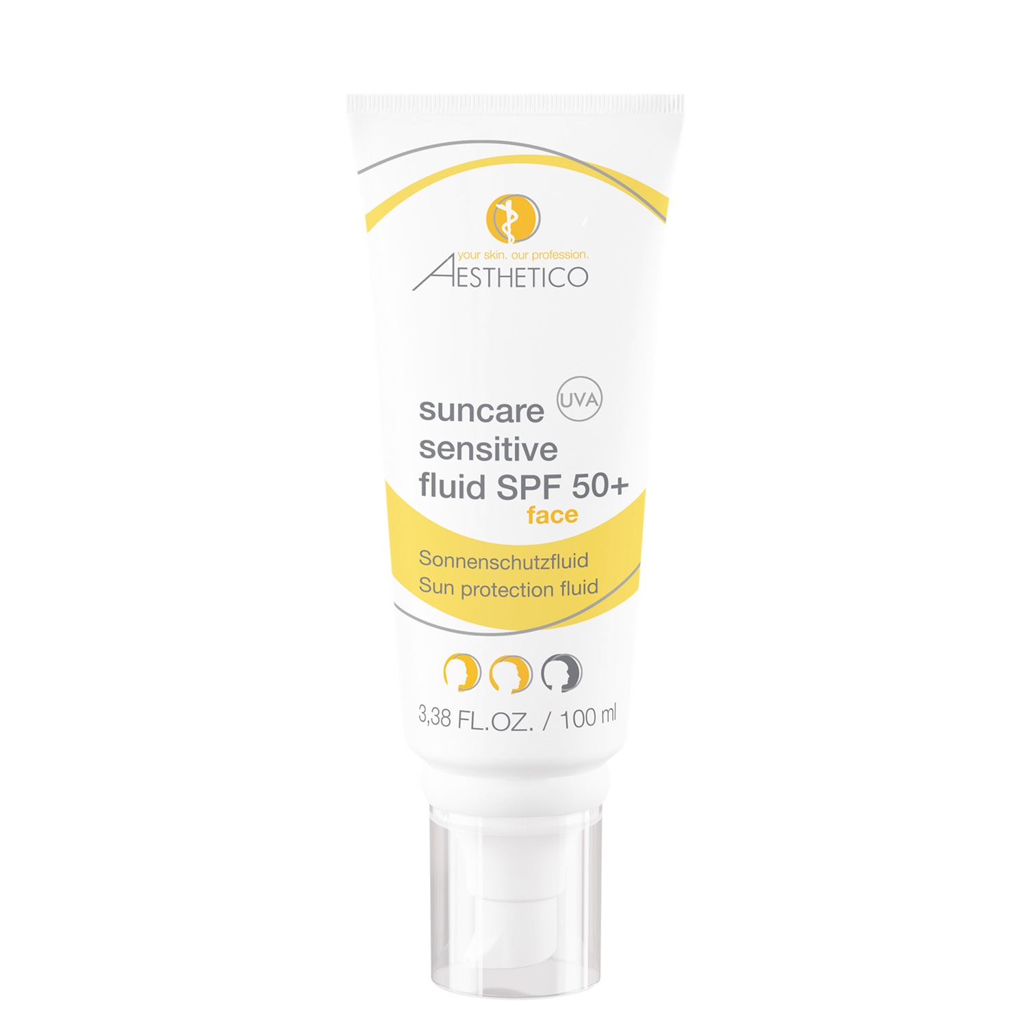 suncare sensitive fluid SPF 50+