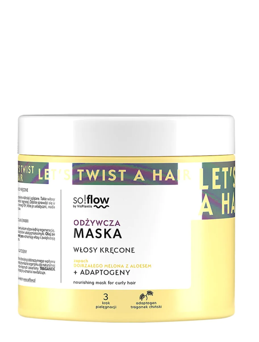 „So!Flow“ maitinamoji kaukė garbanotiems plaukams