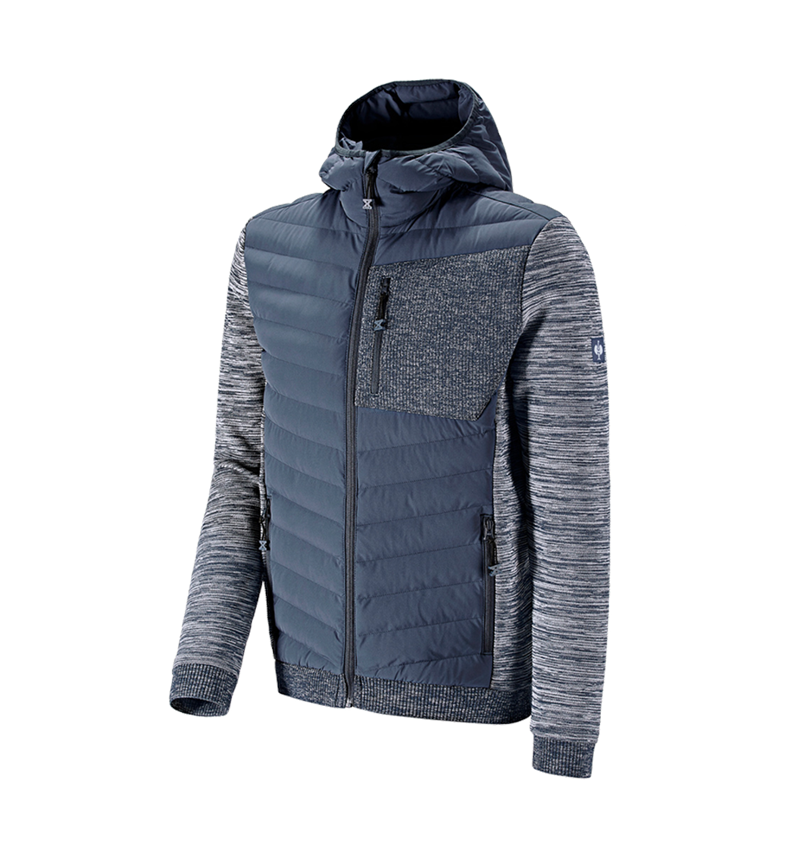 Hybrid Kapuzenstrickjacke e.s.motion ten