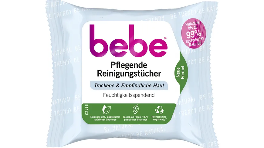 bebe 5in1 PFLEGENDE REINIGUNGSTÜCHER 7 Tücher