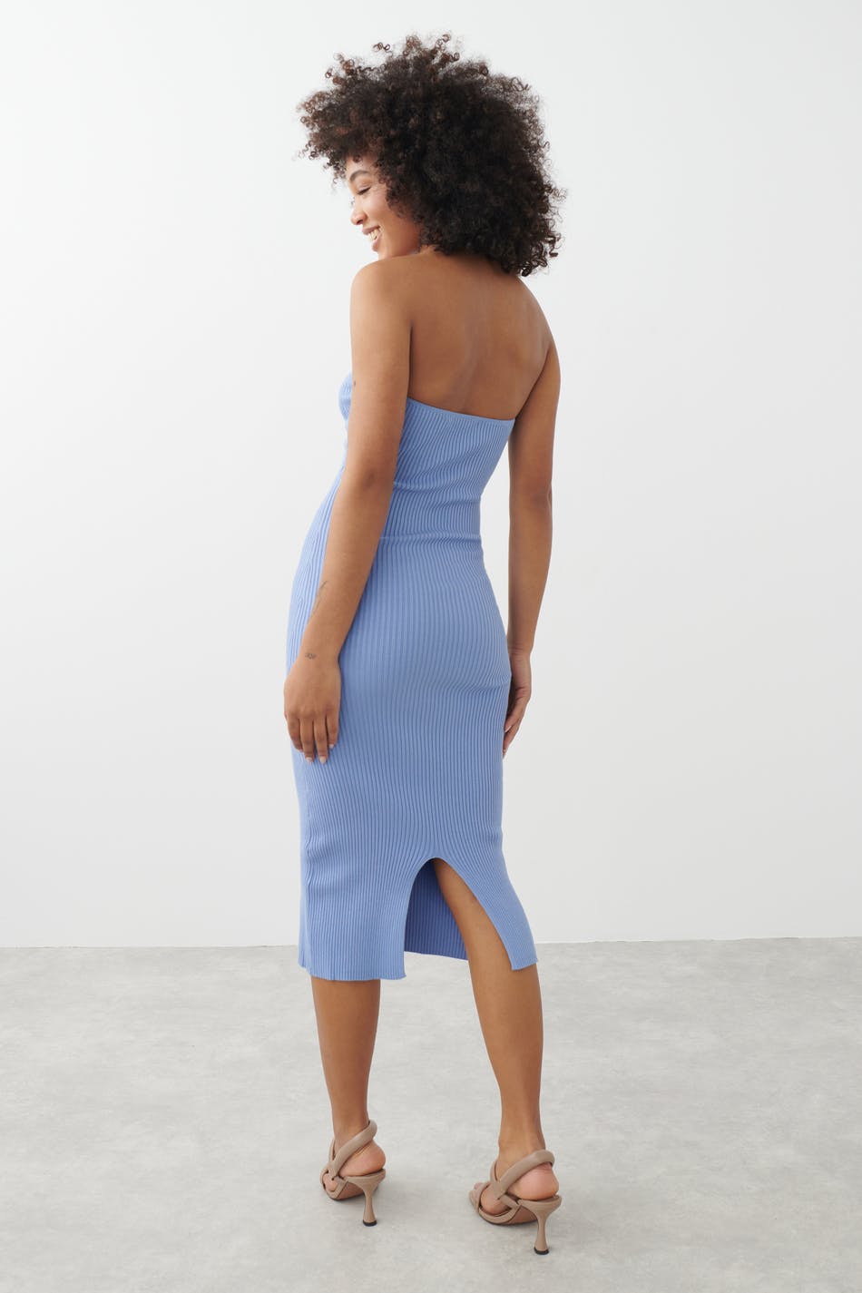 Knitted tube dress