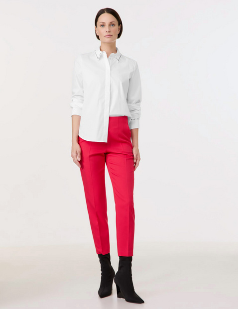 Hemdbluse mit Nieten-Dekor