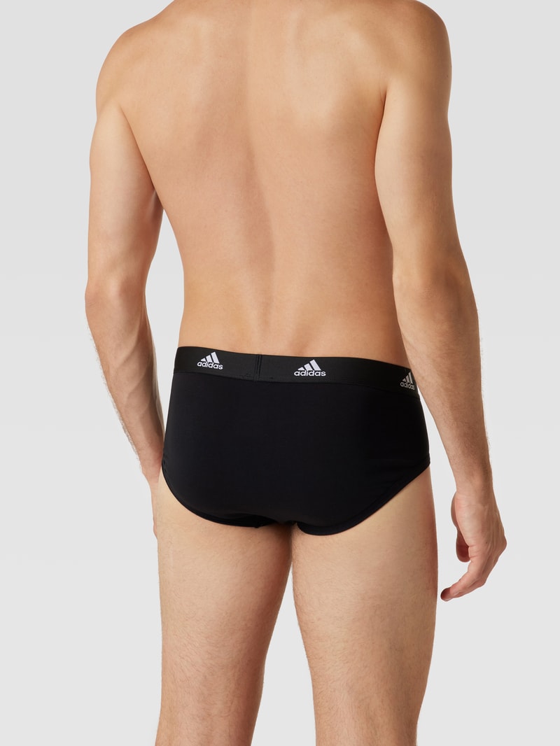 Slip mit Logo-Bund im 3er-Pack in rot