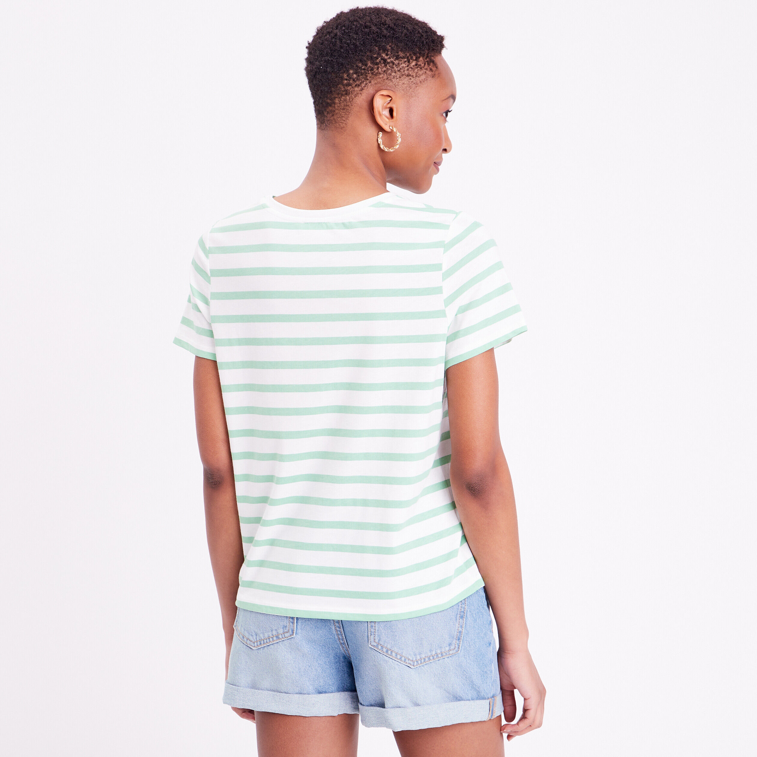 T-shirt manches courtes blanc femme | Cache Cache