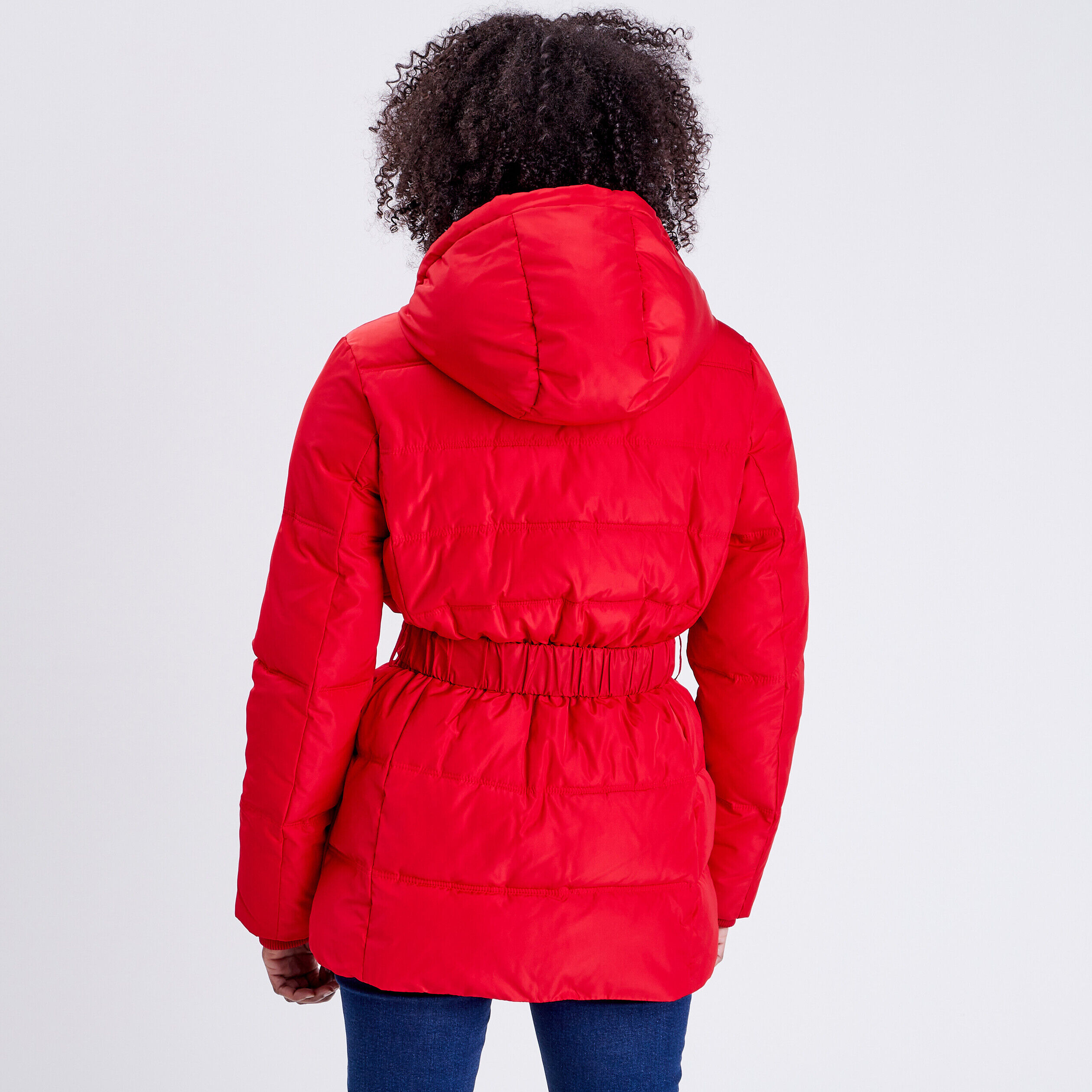 Doudoune cintrée rouge femme | Cache Cache
