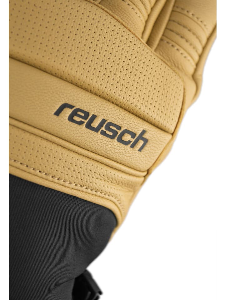 Reusch Fingerhandschuhe Henrik Kristoffersen in 8881 camel / black günstig kaufen