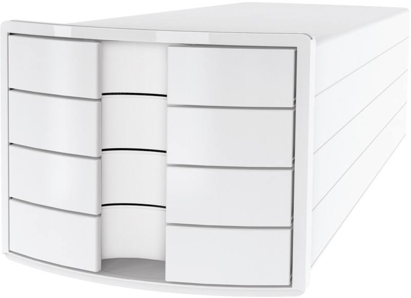 HAN Schubladen-Set Impuls 2.0 PS (Polystyrol) Weiß 28 x 36,7 x 23,5 cm