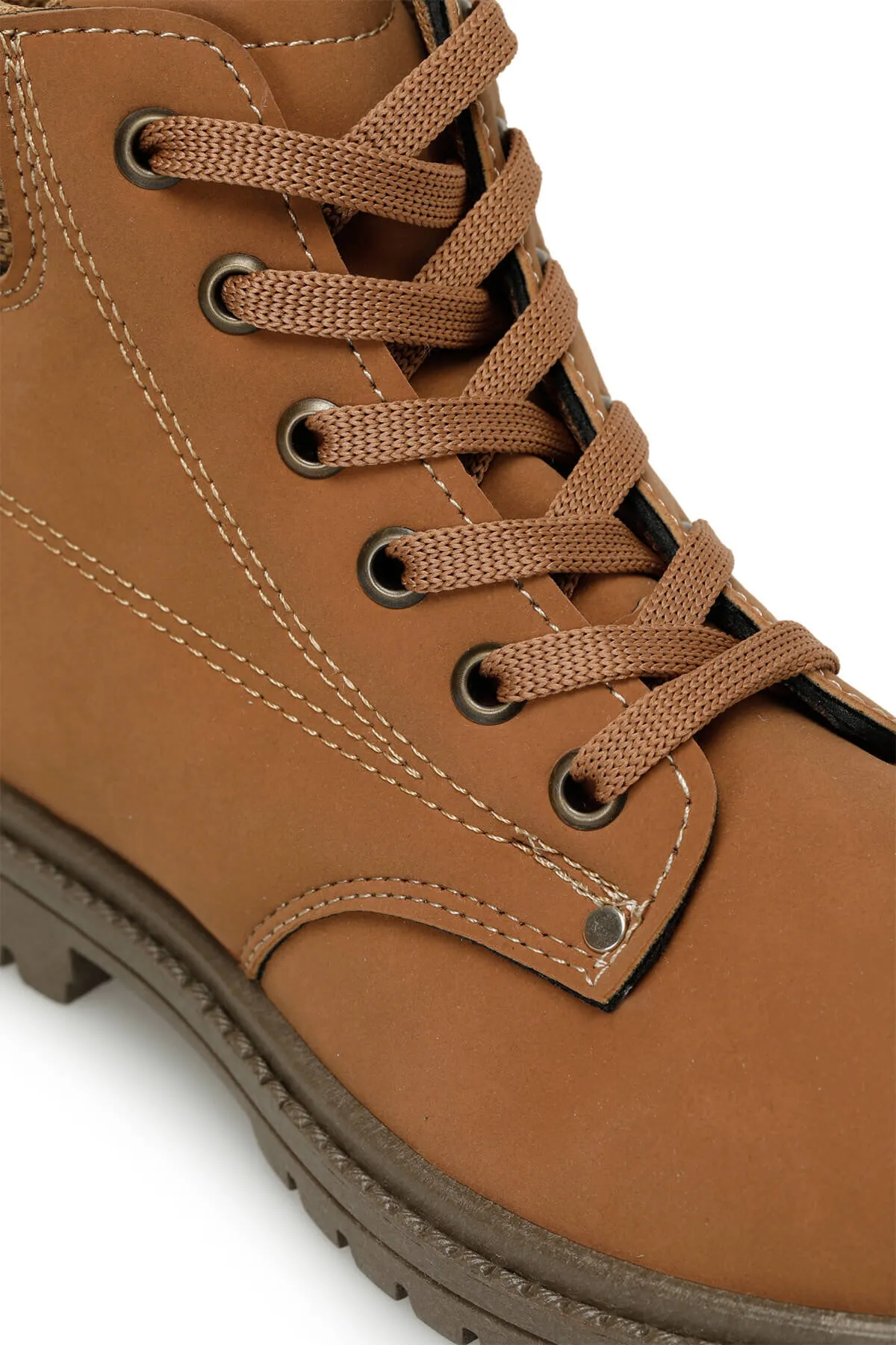 Polaris  517340.G3PR Hellbraune Arbeitsstiefel für Jungen