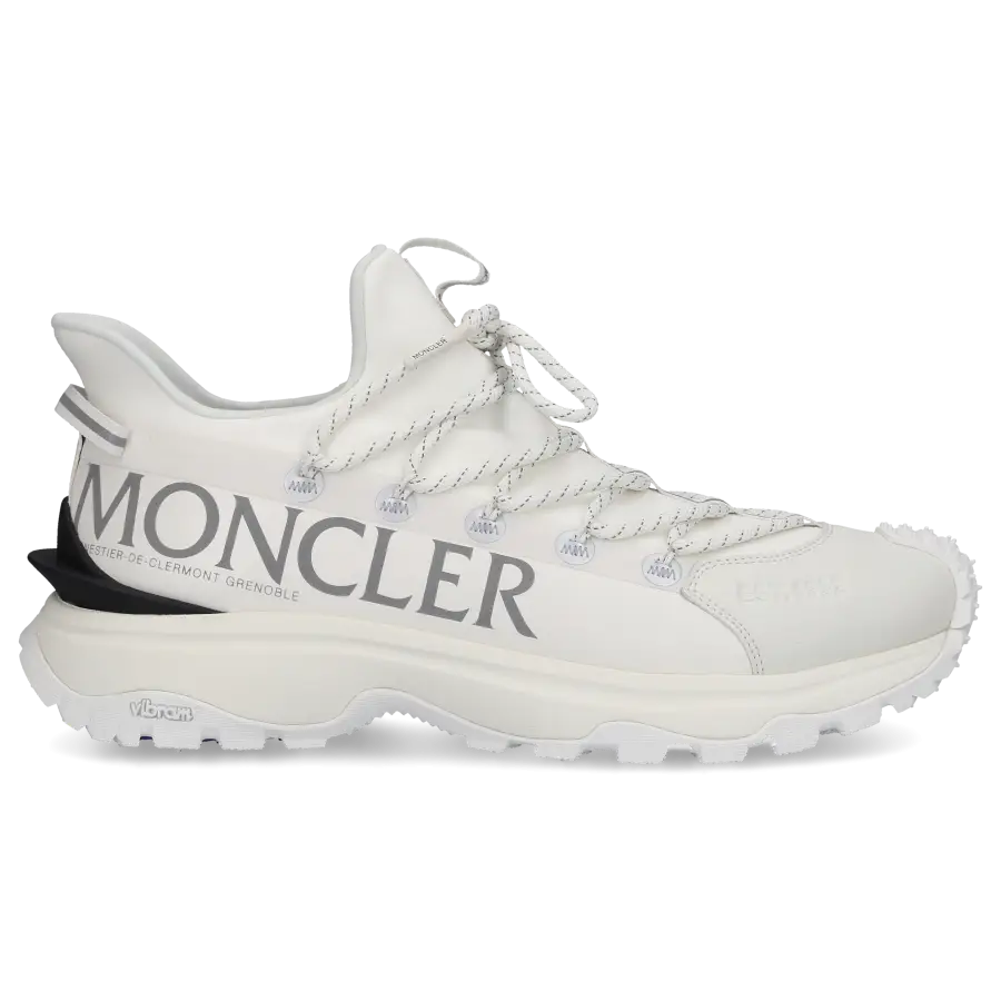 Moncler - Sneaker low TRAILGRIP LITE2 Materialmix - weiß