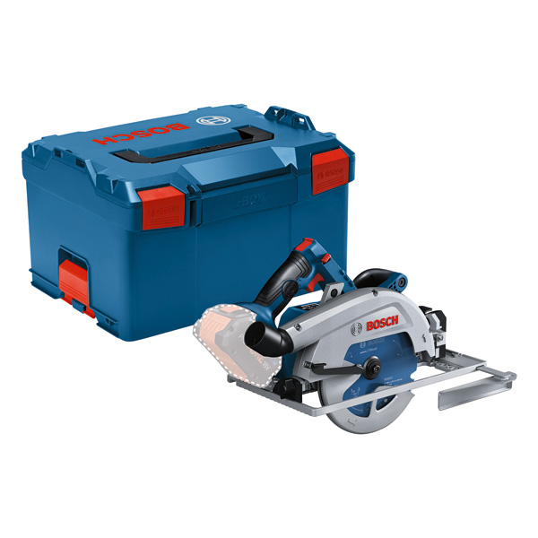Bosch Blue 06016C9100 GKS18V-68G Akku-Kreissäge + Expert-Kreissägeblatt für Holz (ohne Akku und Ladegerät) in L-Boxx