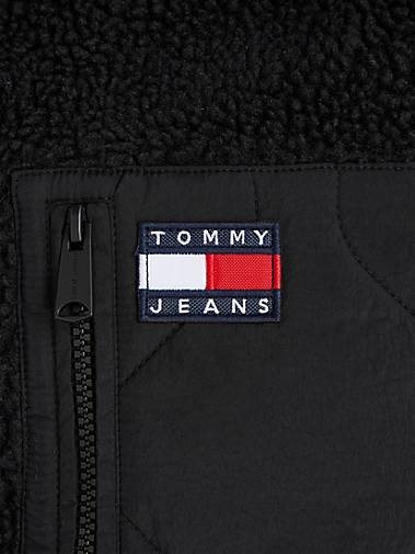 TOMMY-JEANS Herren Weste MEDIA SHERPA