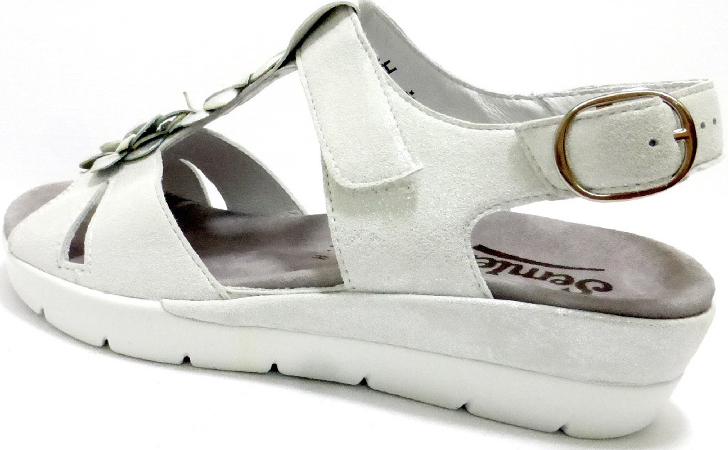 SEMLER Komfort Sandalen weiss