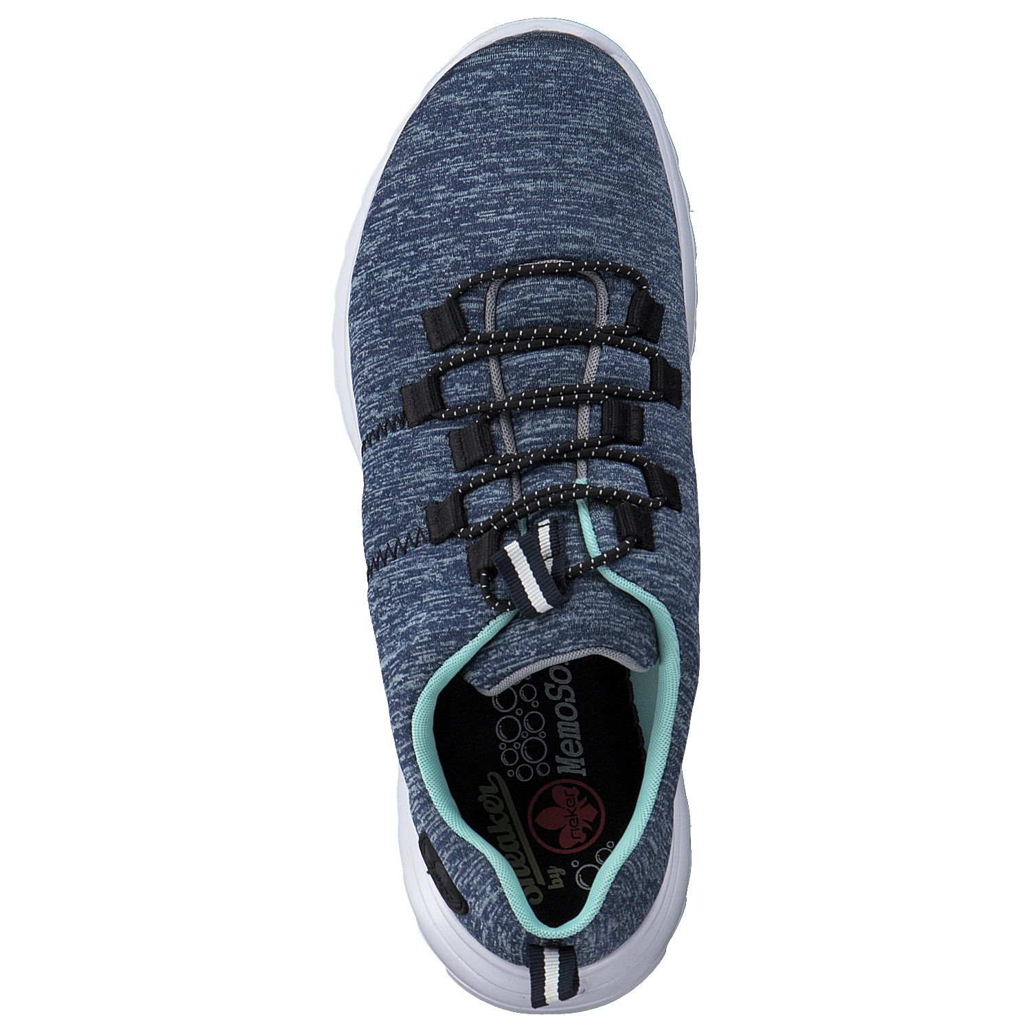 Rieker N6653, Sneakers Low, Damen, mare/pazific