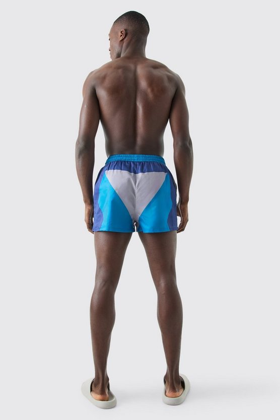 Super kurze Colorblock Badehose