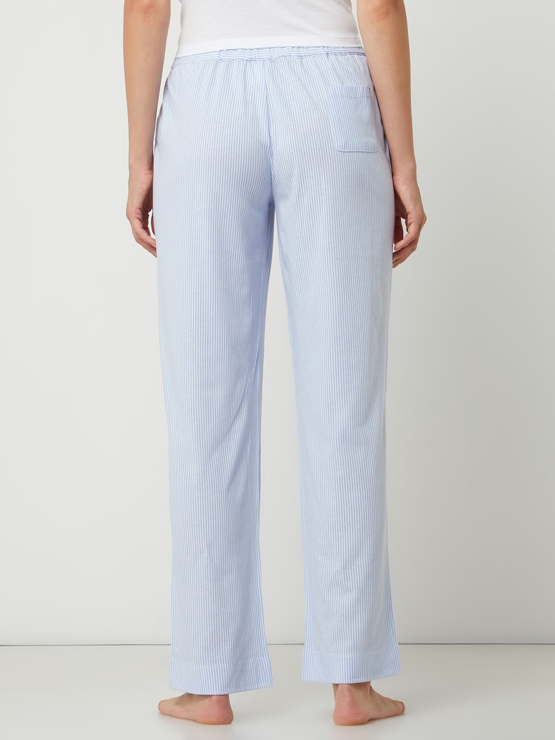 Pyjamahose mit Streifenmuster in blau
