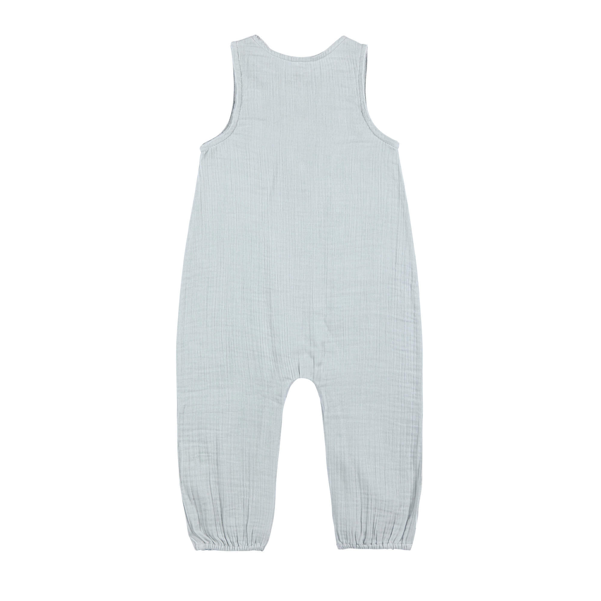 Musselin Jumpsuit - Bio Baumwolle, Blau