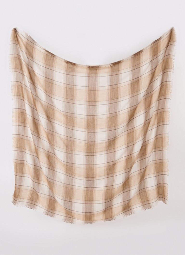 Eșarfă MaxMara Renna din amestec de cașmir, 130 x 130 cm