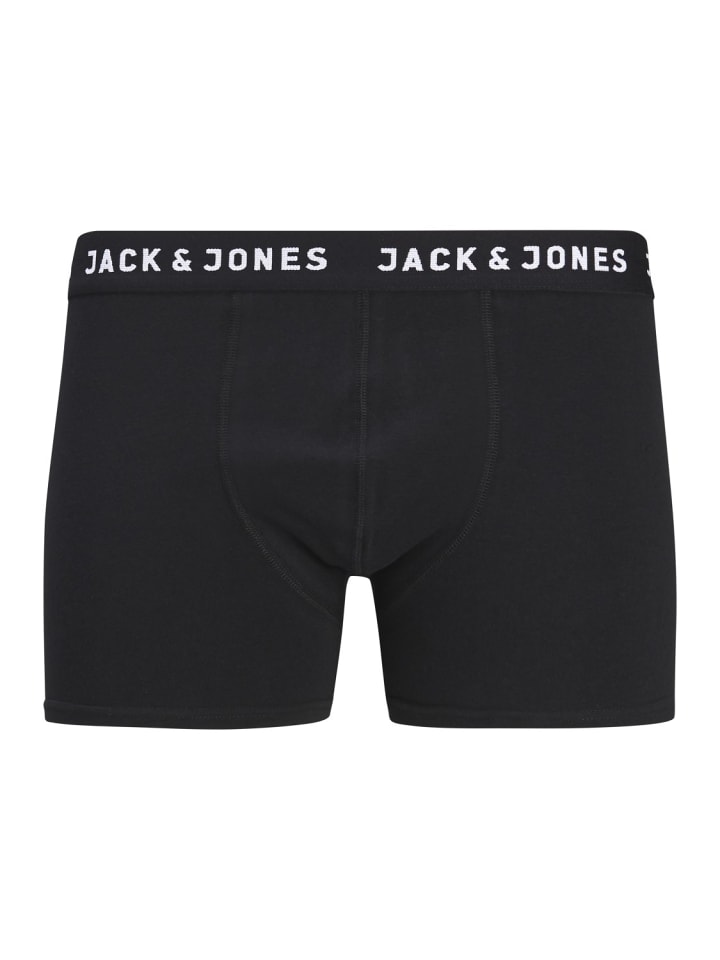 Jack & Jones 7er Pack Boxershorts Basic Trunks Unterhosen JACBASIC in Schwarz-3 günstig kaufen