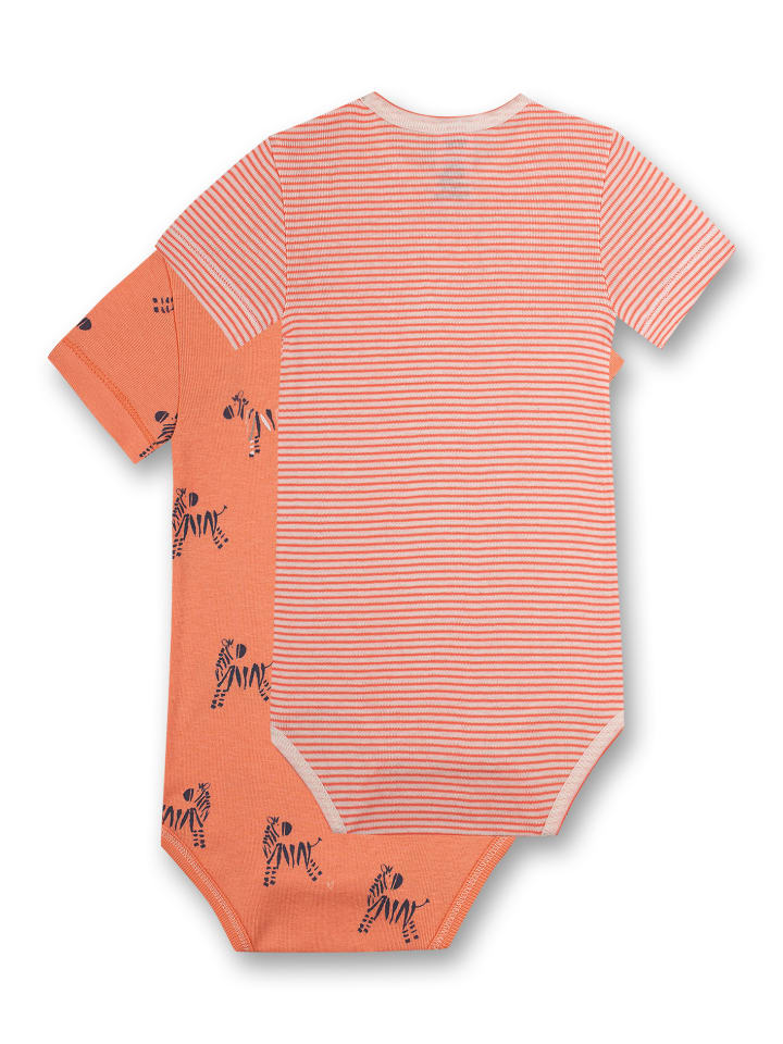 Sanetta Kurzarmbody in Orange günstig kaufen