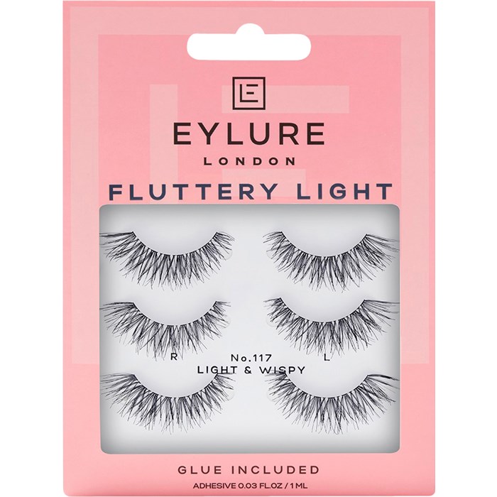 Wimpern Fluttery Light Nr. 117 Trio Pack