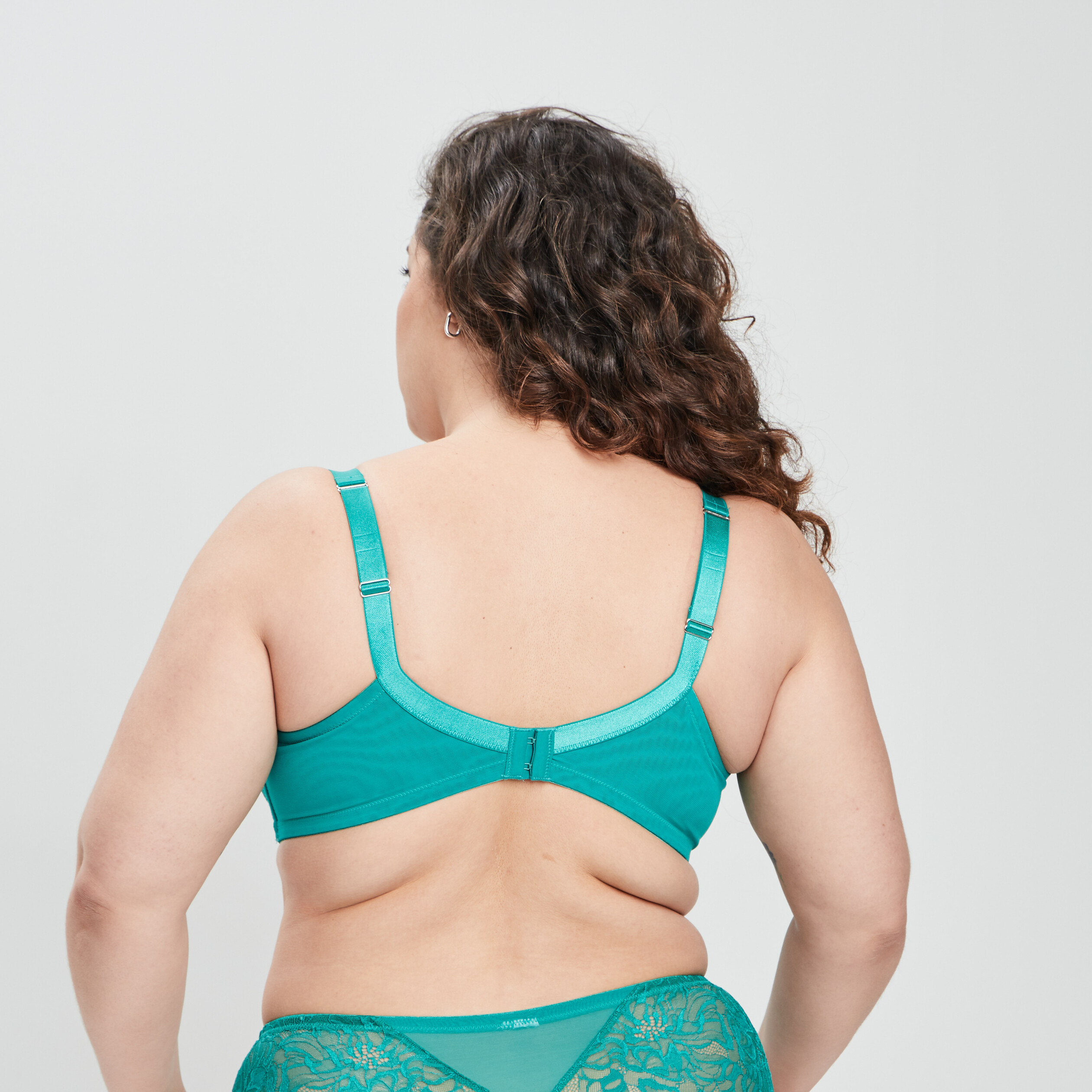Soutien-gorge corbeille vert femme grande taille | La Halle