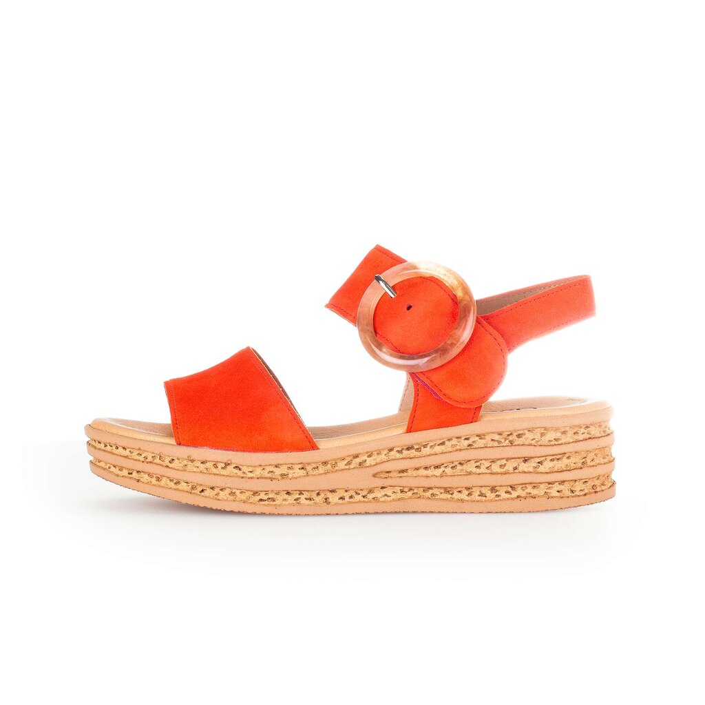 Gabor fashion Plateau Sandale orange