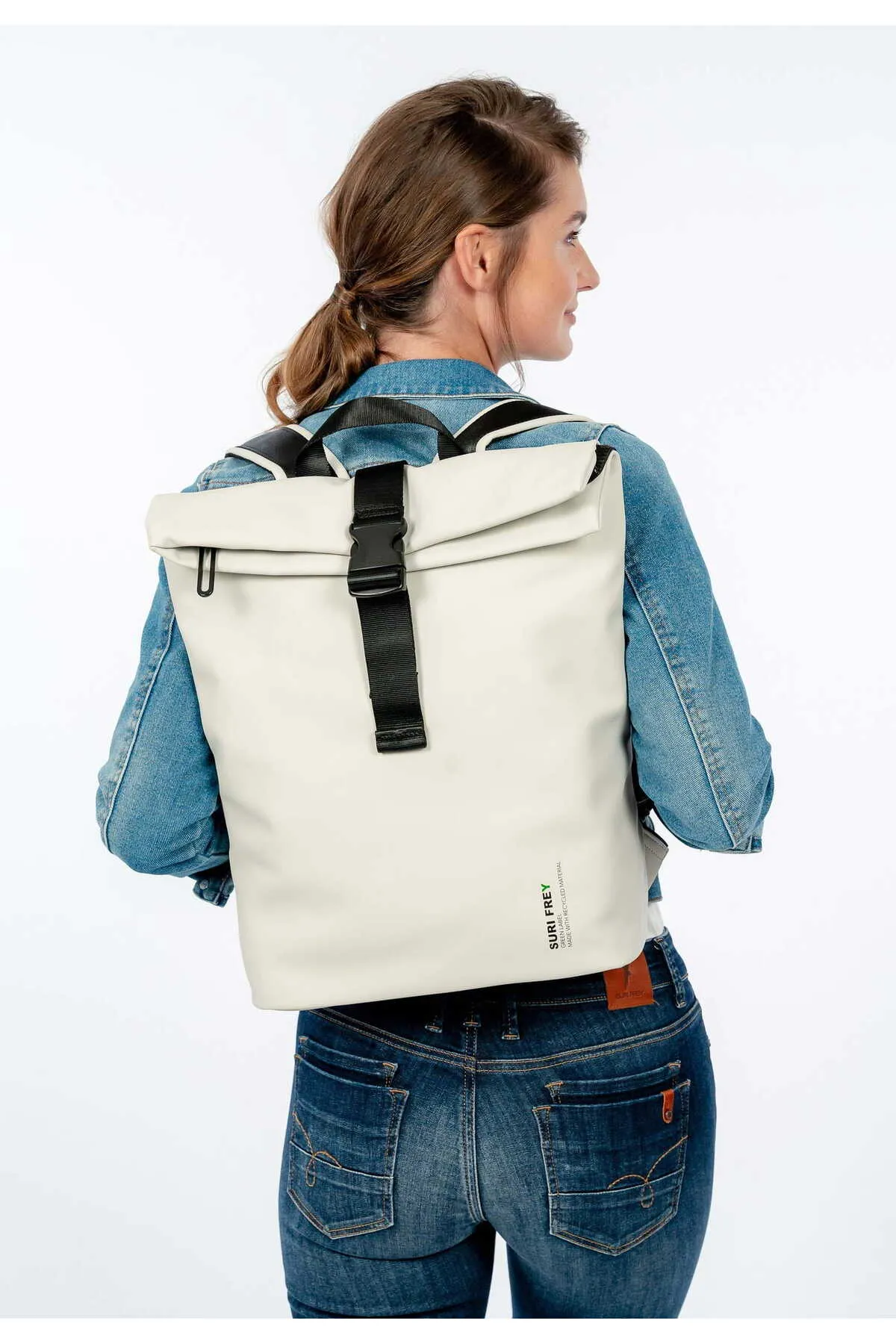 SURI FREY  Rucksack - Grau - Unifarben