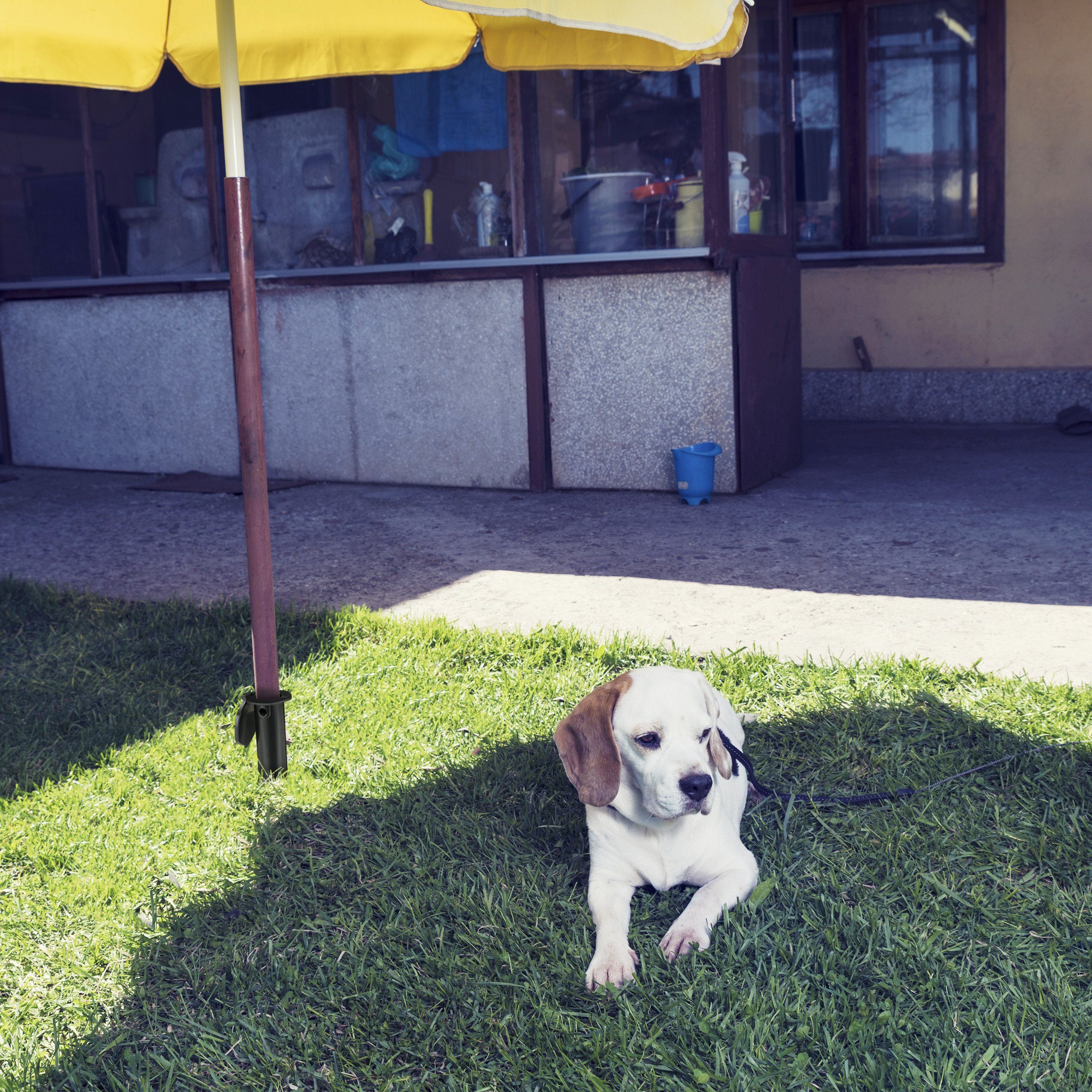 relaxdays Schirmhalter Bodenhülse Sonnenschirm