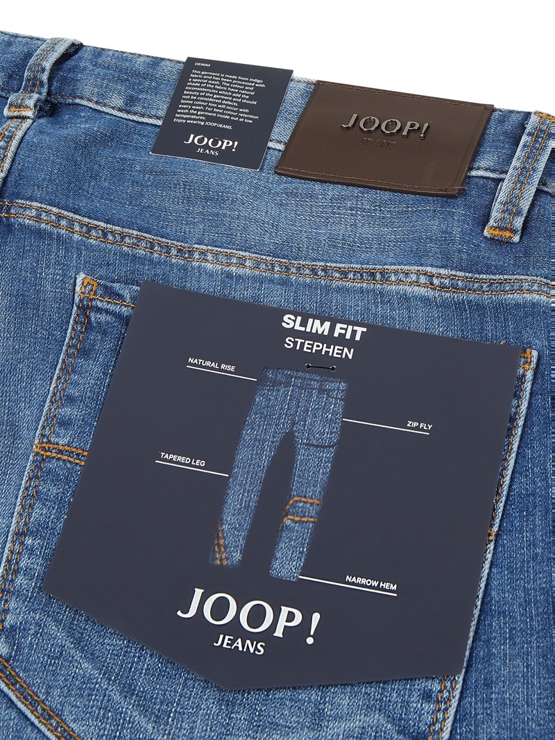 Slim Fit Jeans mit Stretch-Anteil Modell 'Stephen' in jeans