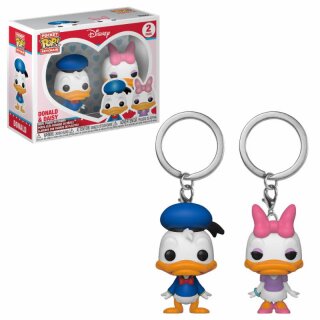Funko POP! Keychain: Disney 2PK - Donald & Daisy Vinyl Figures