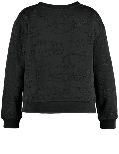 Sweatshirt mit Kordelapplikation