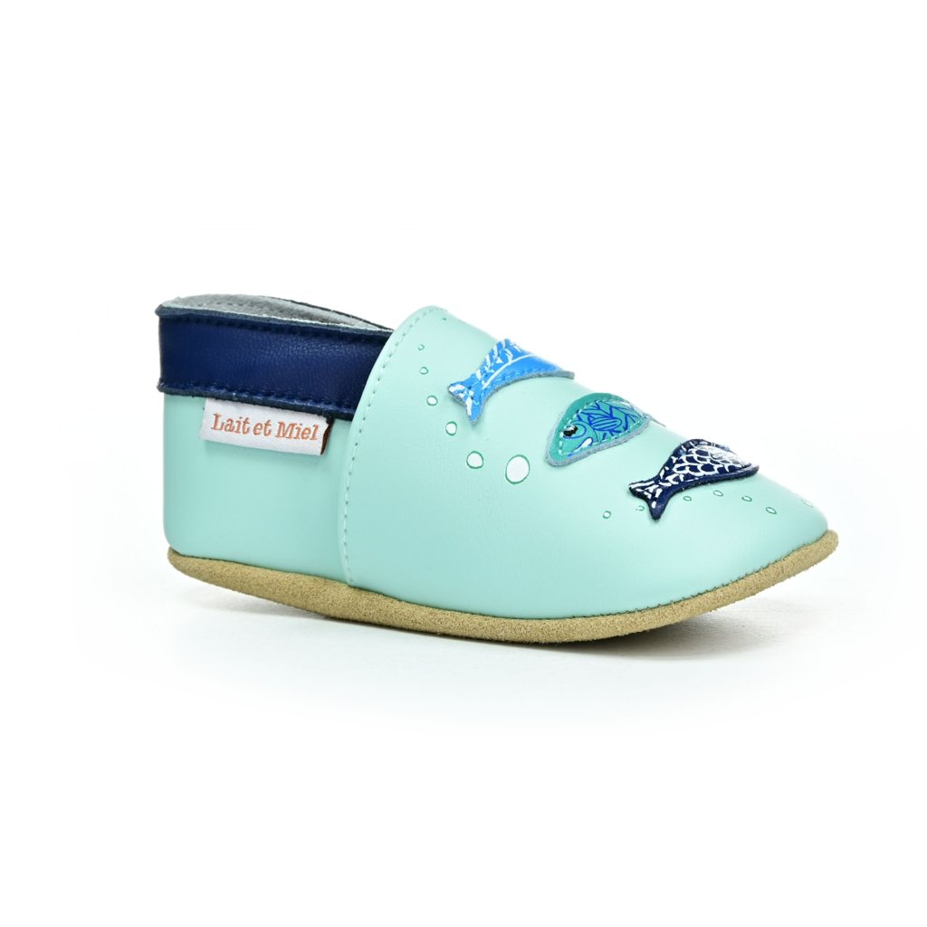 Lait et Miel Sardines Krabbelschuhe mit Sardinen