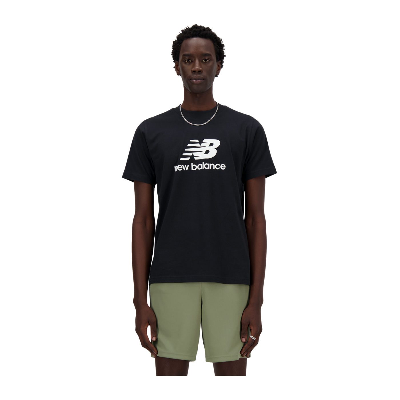New Balance Essentials Logo T-Shirt FBK